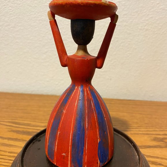 Vintage Wooden Carved Folk Art Figure, Sweden - Picture 5 of 12